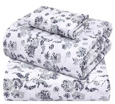 100 Cotton Sheets   Twin XL Size Percale Bedding, Cooling  Breathable, Dura...