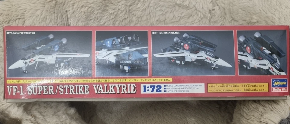Hasegawa 65717 Macross VF-1 Super/Strike Valkyrie - kit new - Immagine 2 di 4