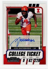 2021 Panini Contenders Draft Picks #256 Josh Imatorbhebhe