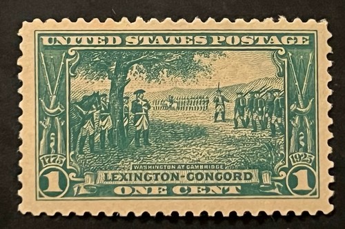 Travelstamps: 1925 US Stamps Scott #617, moglh, Washington at Cambridge, mint,og - Picture 5 of 5