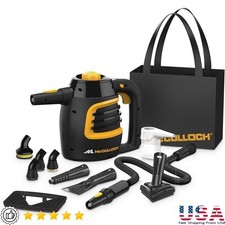 Handheld Steam Cleaner 10 Minute Runtime 11 Accessories for Home Tile Carpet