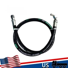 Haichy Hydraulic Hose Swivel Assembly 1/2” with Female JIC X90° , 60IN, 3988 psi