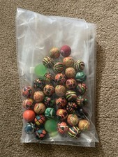  NEW Lot of 37 Vintage Hard Rubber Super Balls/Bouncy Balls Vending Machine