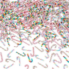 OIIKI 100PCS Mini Christmas Candy Decorations, 3cm Fake Onesize, colorful 