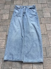 light wash levi  s wide leg ribcage jeans