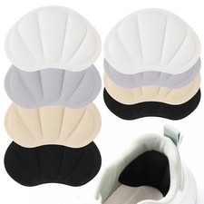 4 Pairs Heel Pads for Shoes, Cushioned Heel Liners with Self-Adhesive Backing,