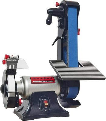 Bucktool Combo 2'' x 42'' Belt Sander 6'' Bench Grinder, Knife Sharpener