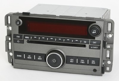 Saturn Vue 2008 Grey AM FM Radio CD Player Auxiliary Input PN 25866724 Unlocked