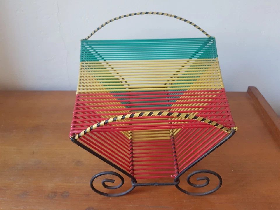 Range Disques - Porte Vinyles Vintage Scoubidou - Photo 2/4