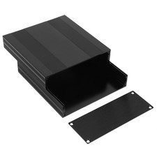 Black Printed Circuit Board Box Split Type DIY Project Enclosure Case