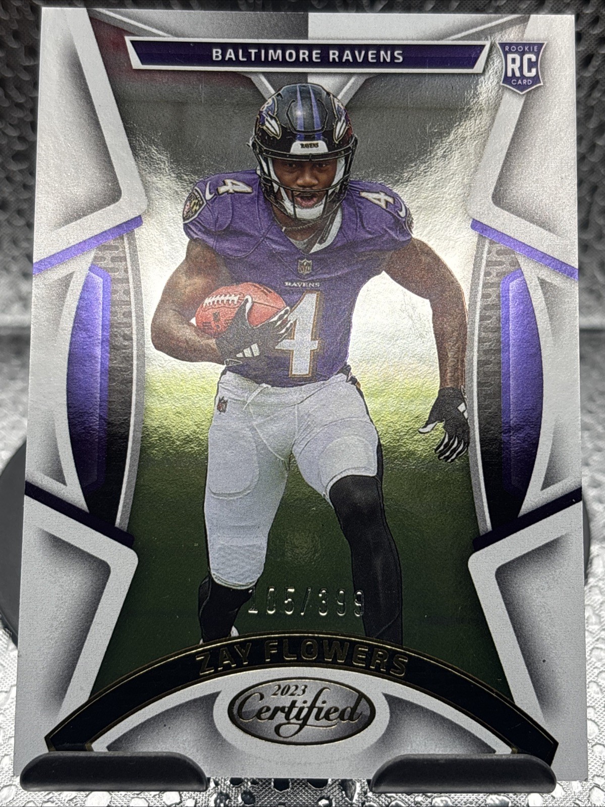 2023 Panini Certified - Rookies Zay Flowers #185 /399 (RC)