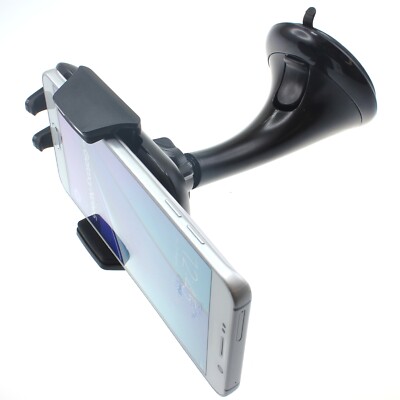 Car Mount Dash Windshield Holder Cradle Swivel Dock Suction for Cell Phones