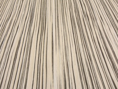 Madera de cebra cremosa chapa de madera de cebra compuesta 120" x 48" sobre respaldo de papel # 5305 - Imagen 3 de 3