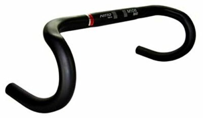 NITTO M106 ハンドル 400mm ブラック& Amazon | NITTO(日東) ドロップハンドル M106-SSB 400.0