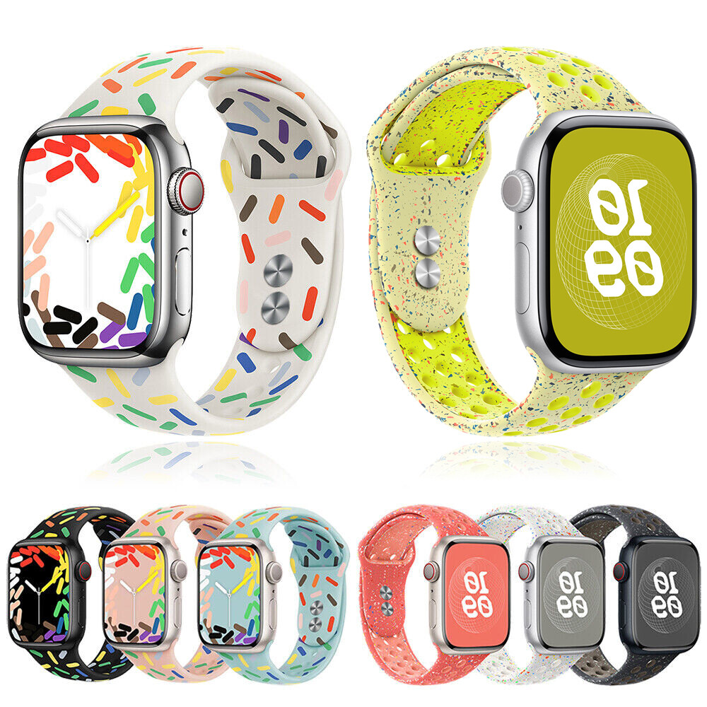 Band Apple Watch Series Size 44 Silicone Sport Band Strap For