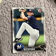 2016 Bowman Draft #BD-189 PHIL BICKFORD Milwaukee Brewers