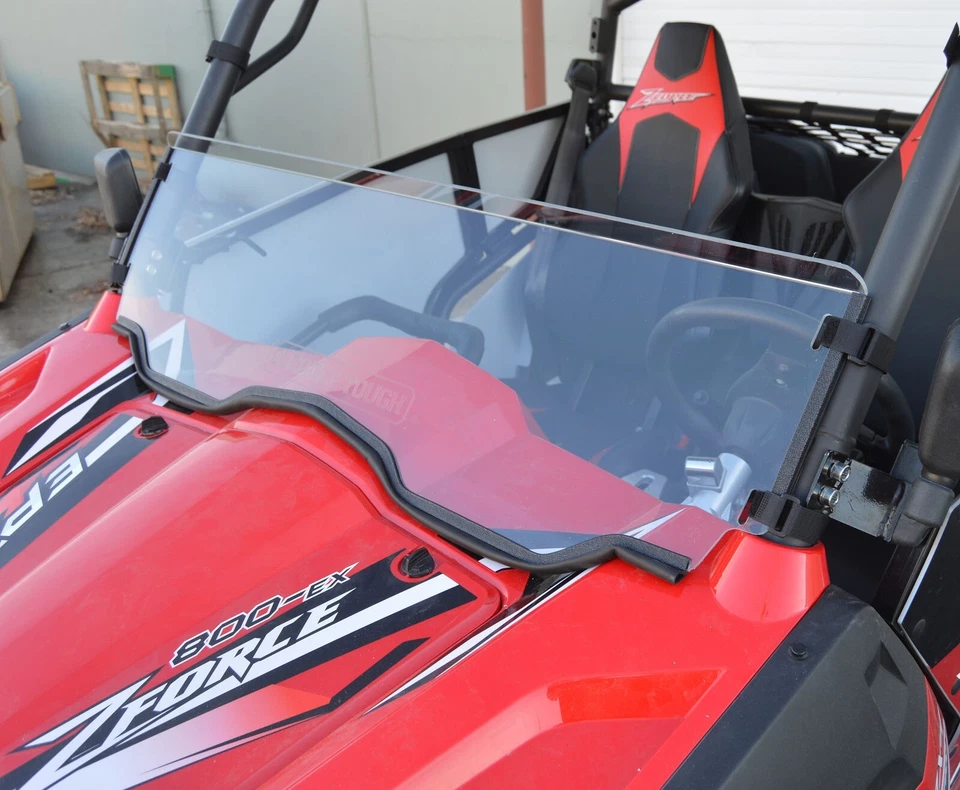 Clearly Tough CFMoto ZForce Half Windshield - Scratch-resistant Lexan MR10! - Image 3 of 4