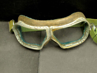 UdSSR Soviet Made Motorrad Vintage Retro Brille Flieger Roller, Motorrad.