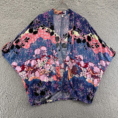 Victoria's Secret Cardigan Kimono Floral Rayon Open Front Duster Top Size XS/S - Picture 1 of 9