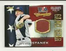 2013 Panini USA Baseball Game Gear Ryne Stanek GU Card #42 #'d 90/99!