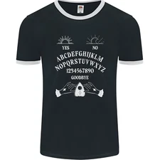 Ouija Board Voodoo Dark Black Magic Mens Ringer T-Shirt FotL