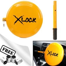 Car Anti Theft High Security Full Face Disc Cover Steering Wheel Lock SWUXSL2+CP