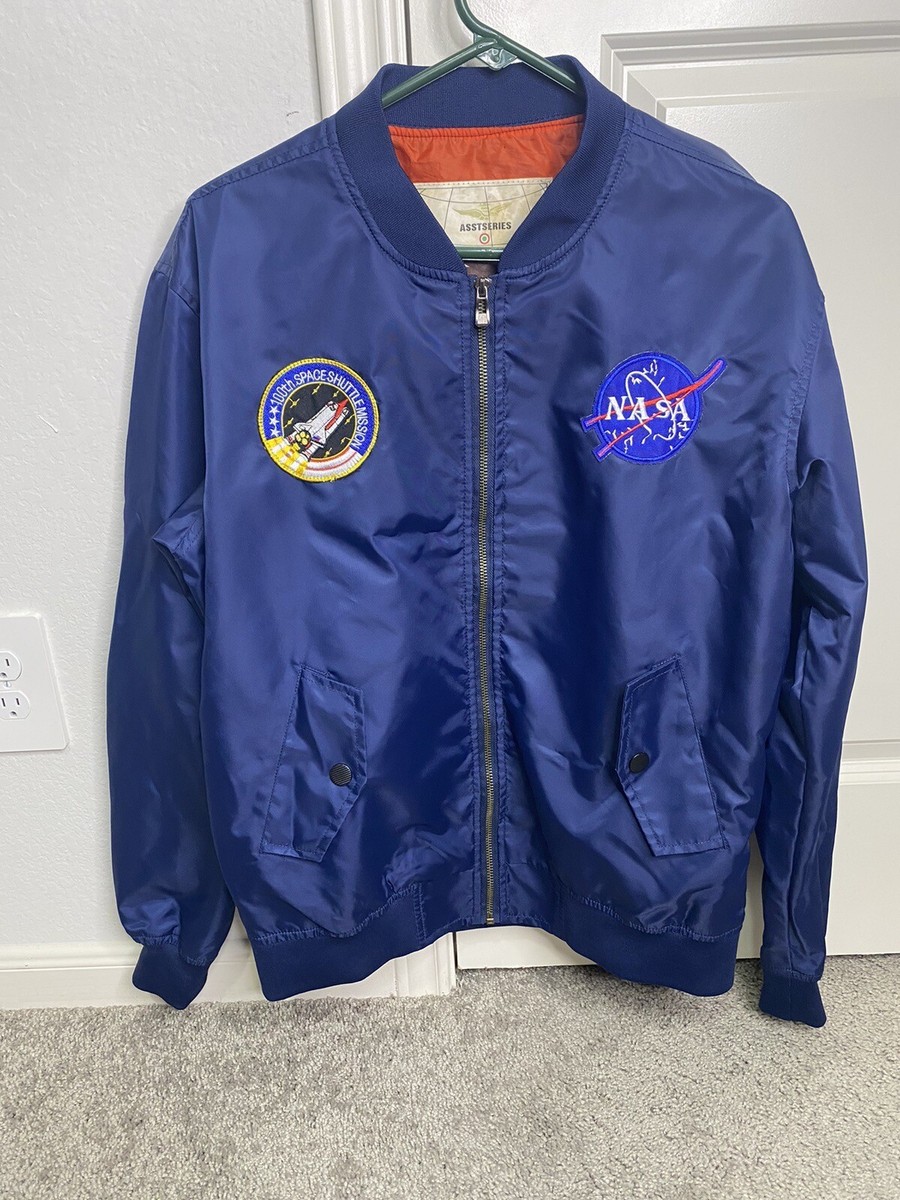 ASSTSERIES NASA MA-1 ミリタリージャケットK380 Asstseries Militare NASA Space Bomber Jacket Youth 2XL | eBay