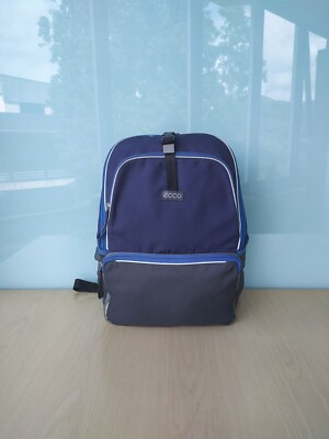 ECCO Multi Zip Polyester Backpack  WORLDWIDE SHIPPING FTP 0497