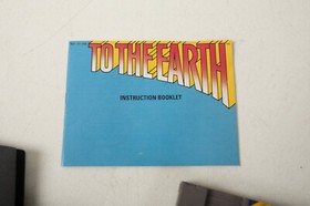 To The Earth Nintendo NES (E3L) Game Cartridge (JSF6) w/Booklet
