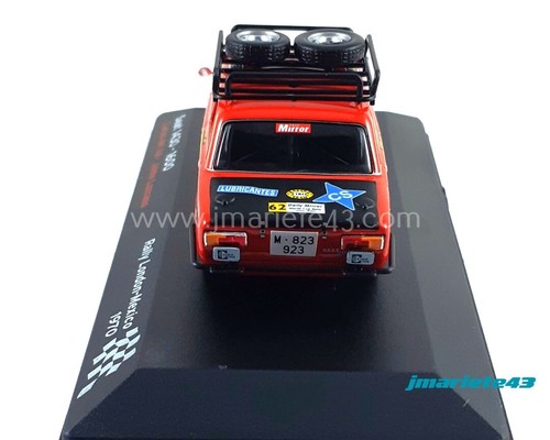 Seat 1430 #62 C. del Val - J. Lazcano Rally Londres-México 1970 1:43 - Foto 5 di 5