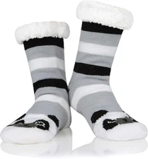 Anti Slip Slipper Socks With Grip Cozy Fuzzy Fluffy Socks