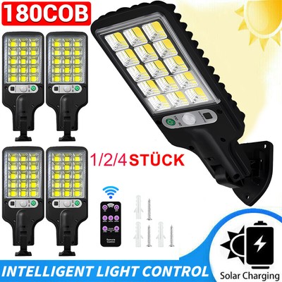 5000W LED Solar PIR Wall Light Security Street Outdoor Garden Lamp Motion Sensor