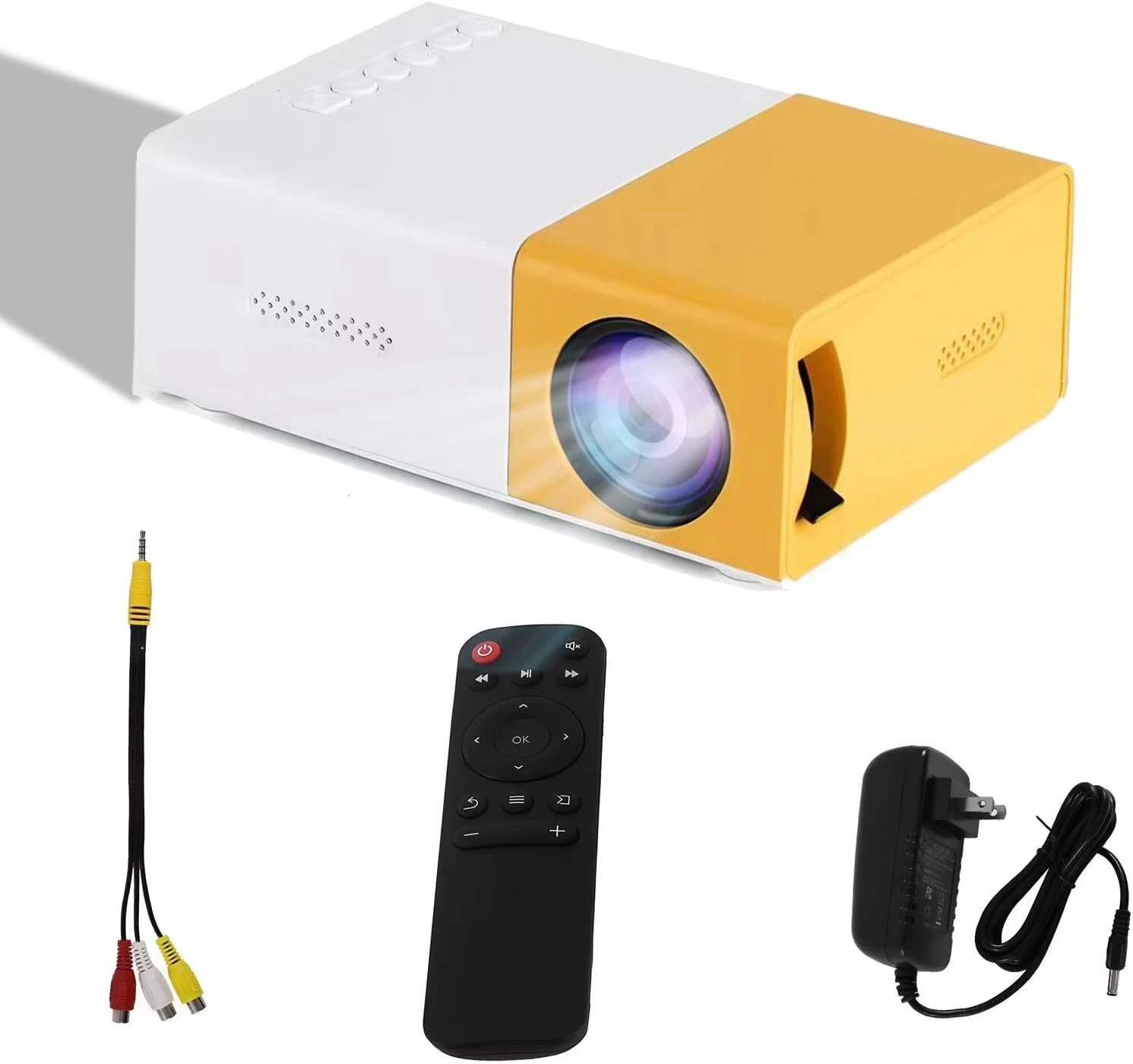 Portable Mini Projector 1080P LED WiFi Video Home Office Theater Cinema HDMI USB Portable Mini Projector 1080P LED WiFi Video Home Office Theater Cinema HDMI USB