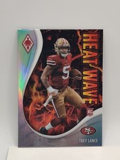 2021 Phoenix Football Trey Lance #15 Heat Wave Rookie Card 