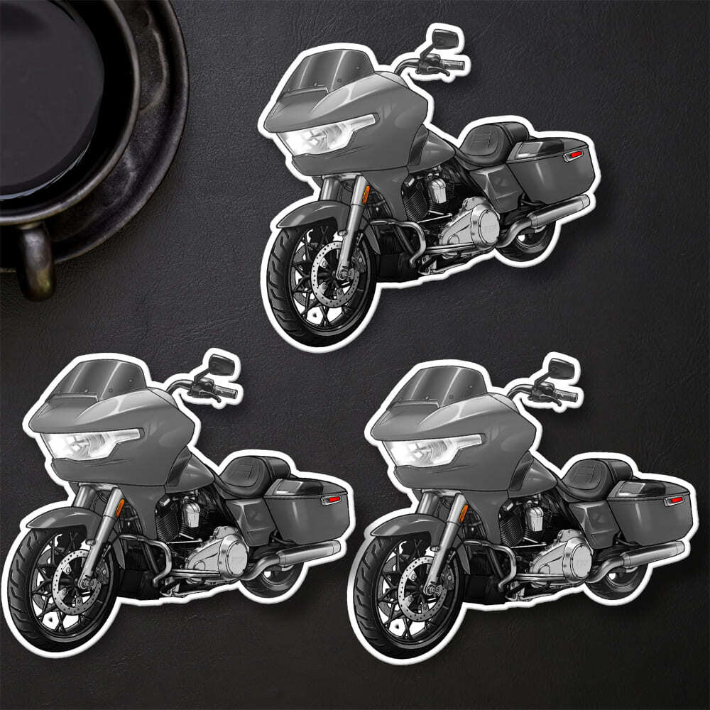 Harley Davidson Road Glide FLTRX 2024 Stickers - Set of 3 KissCut