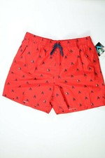 Men s Kanu Surf Red Regatta Swim Trunks NEW NWT