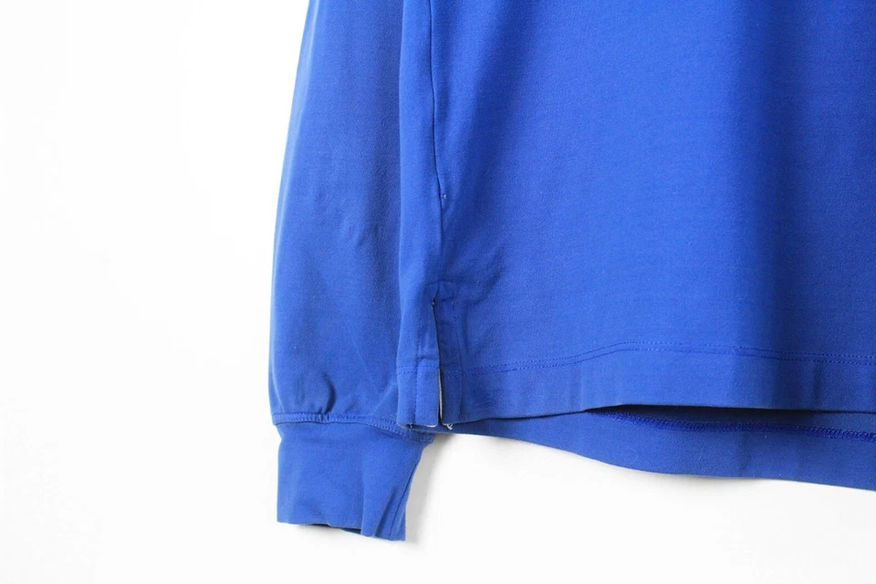 SUDADERA VALENTINO VINTAGE TALLA M 00s logo grande azul jersey manga larga camisa Foto 4 de 4