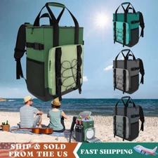 24 Cans Backpack Cooler Insulated Leakproof Waterproof Bag for Travel Camping