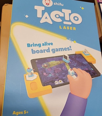 Shifu Tacto Laser Bring Alive Board Games for Tablet Ages 5+ Open Box