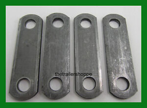 RV Trailer Axle 3 1//8/" Shackle Bolt Kit For 1 3//4/" Wide Leaf Springs