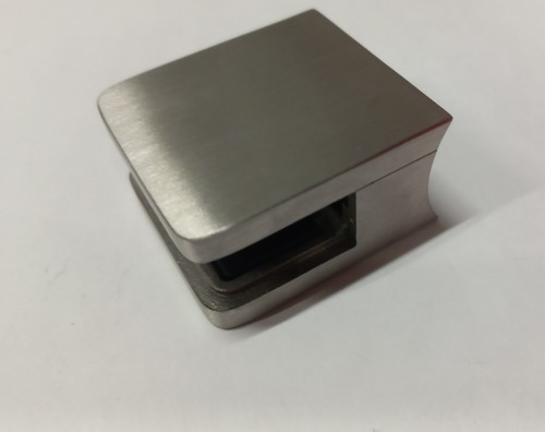 Pince à verre Fixation Sur Tube de diamètre 42.4mm inox satiné A4 Garde Corps - Imagen 3 de 8