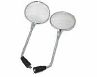 Passt FüR Royal Enfield Classic LH & RH Seitenspiegel Set Mit Chrom-Finish Aes
