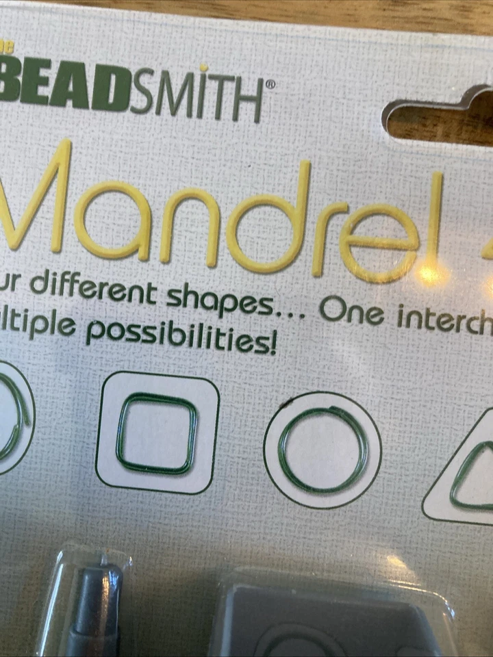 Juego de 4 envolturas de alambre The Beadsmith Mandril 4 formas joyería artesanía nuevo en stock Foto 3 de 4