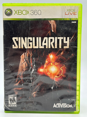 Singularity (Microsoft Xbox 360)- W/ Manual- TESTED & WORKS- ARTWORK DAMAGE