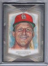 2020 Transcendent Hall of Fame STAN MUSIAL Framed SKETCH 28/50 Topps Collection