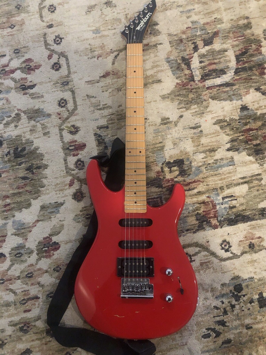 ギター washburn g-junior Vintage 1980s Washburn G-Junior G-JRV Electric Guitar RH Red