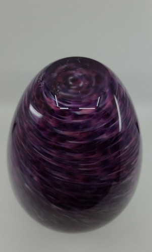Beautiful Art Glass Vase HOT ISLAND GLASS Signed W.C. Lowry 2011 Great Used Cond - Picture 9 of 11
