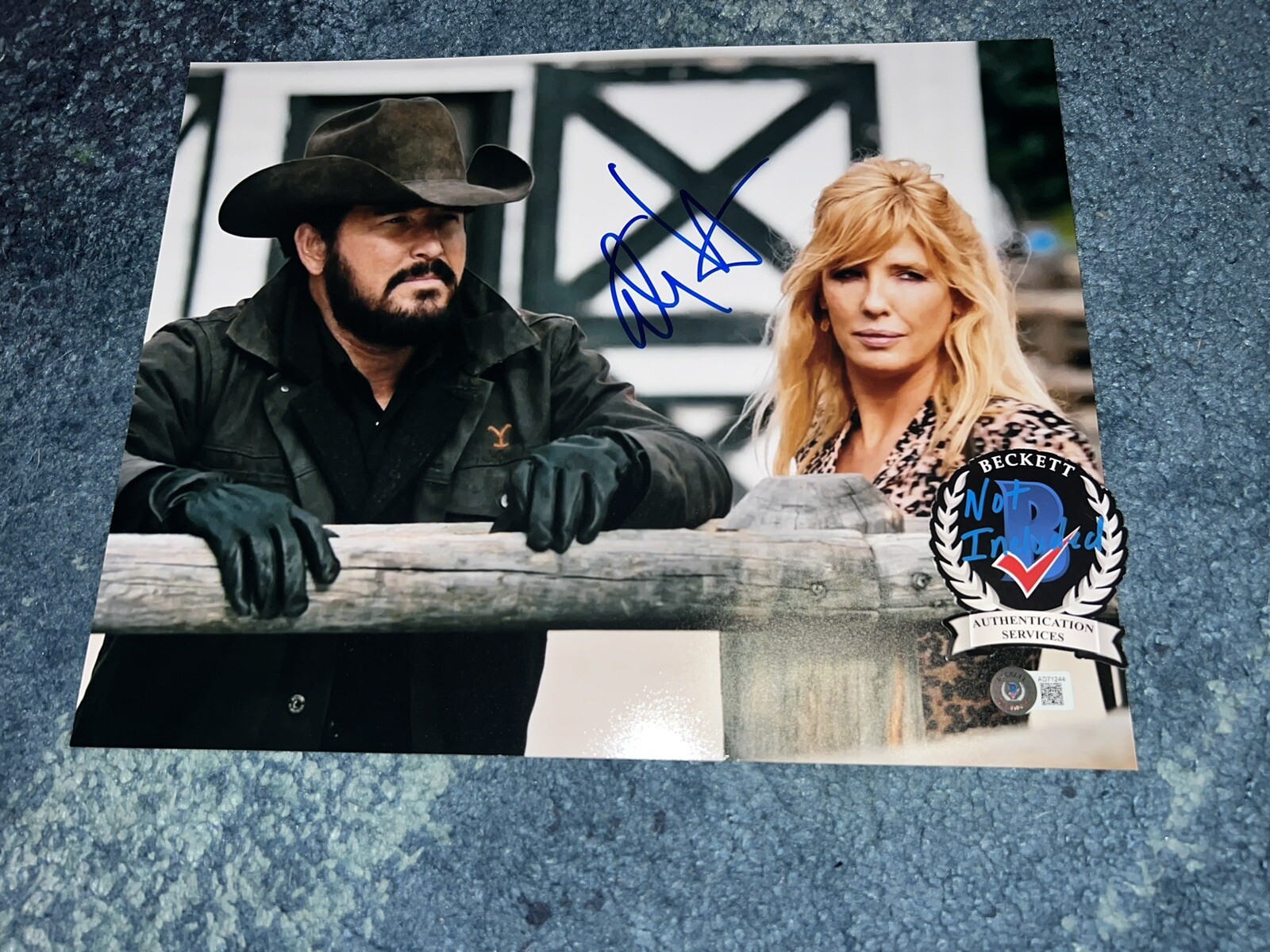 Cole Hauser Autographed Signed 11X14 Photo Yellowstone Star Beckett 