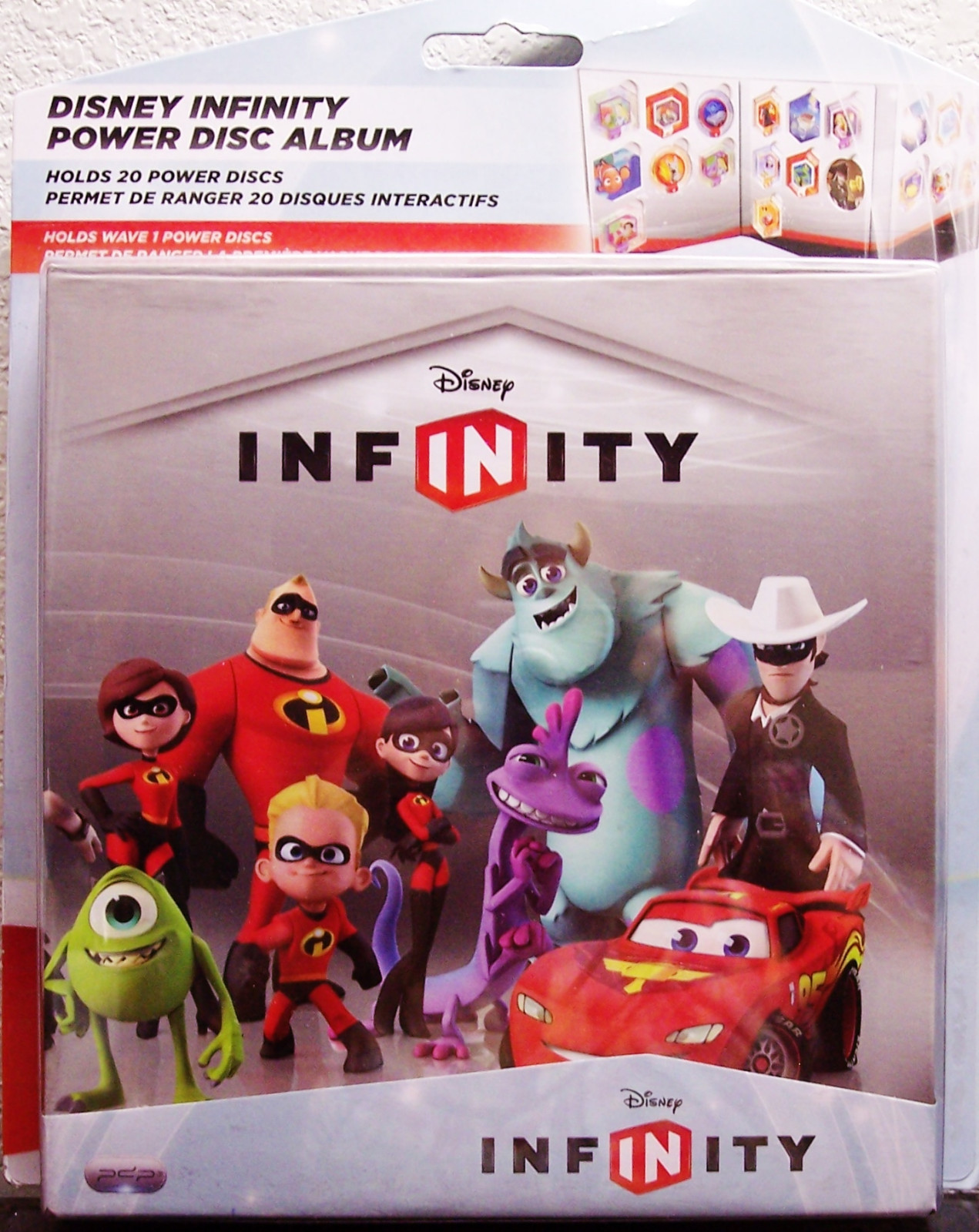 DISNEY INFINITY POWER DISC ALBUM HOLDS 20 POWER DISCS BRAND NEW FACTORY