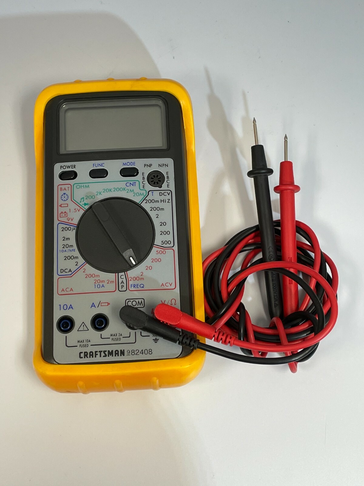 Craftsman 982408 Multimeter with leads eBay